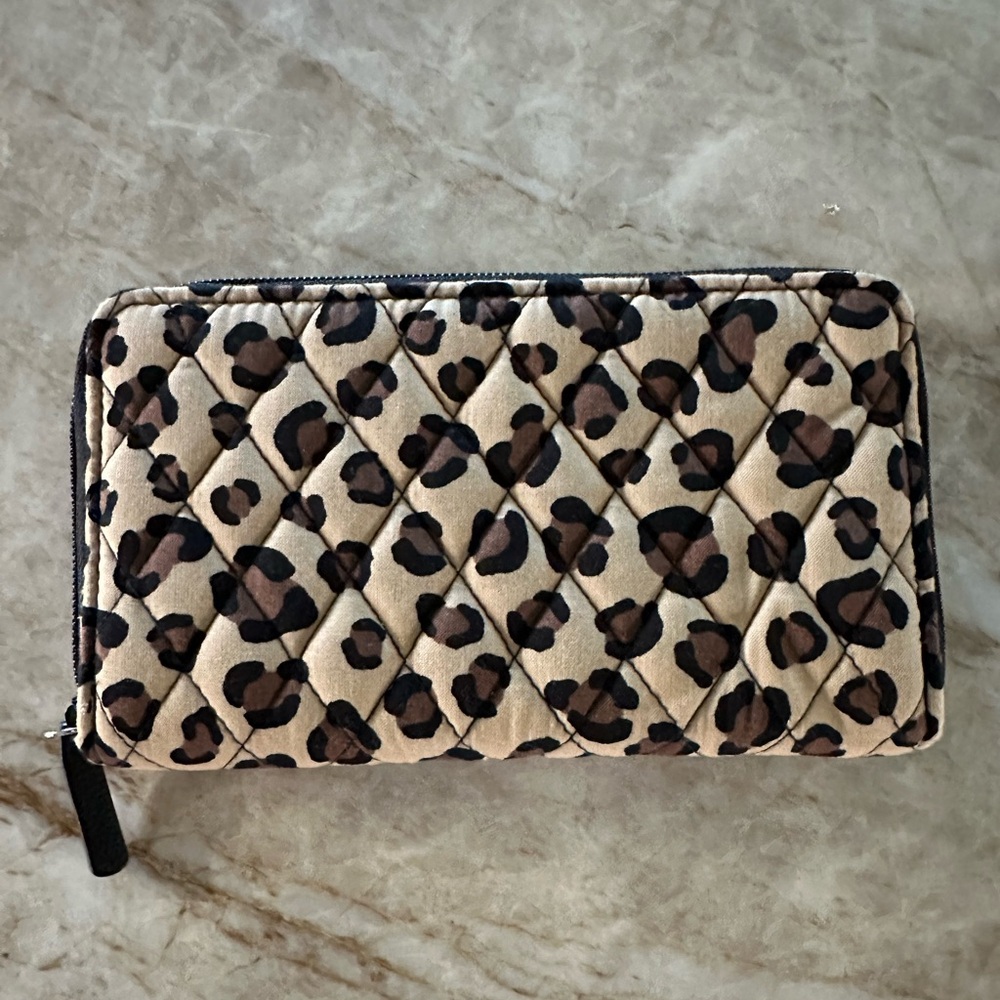 Vera Bradley Quilted Wallet - animal print